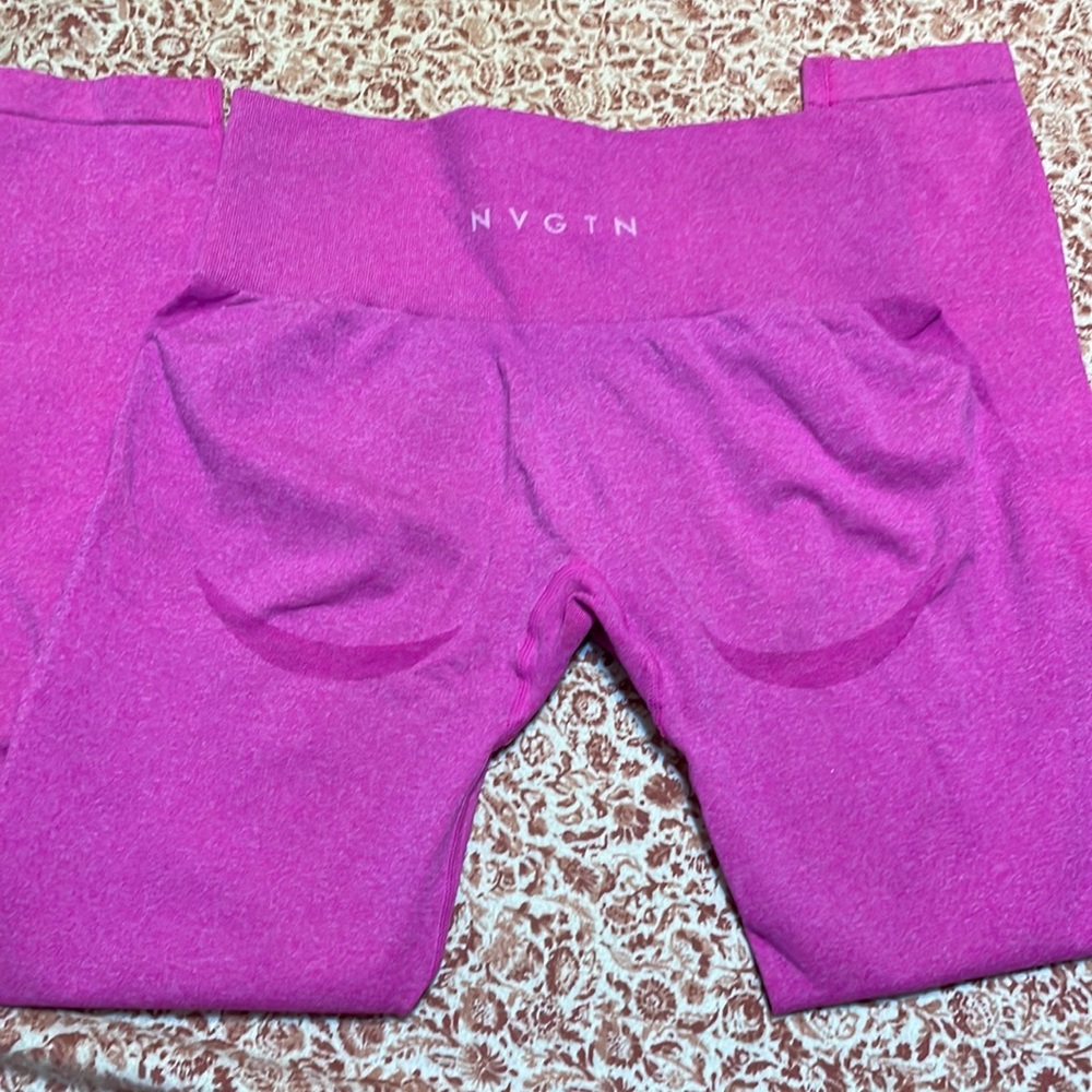 NVGTN bright pink leggings in like new condition